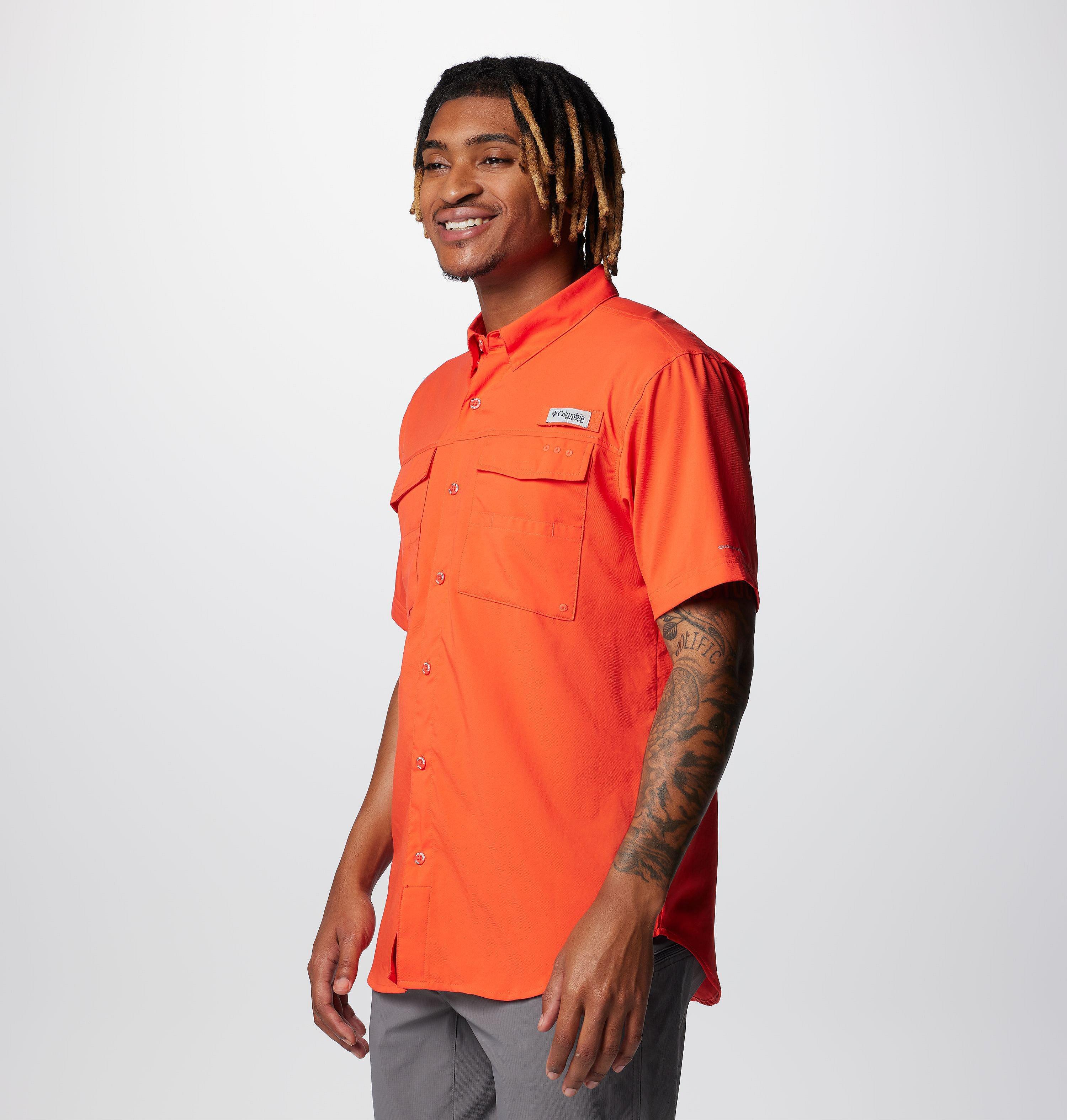 Men's PFG Blood and Guts IV Woven Short Sleeve Shirt 4