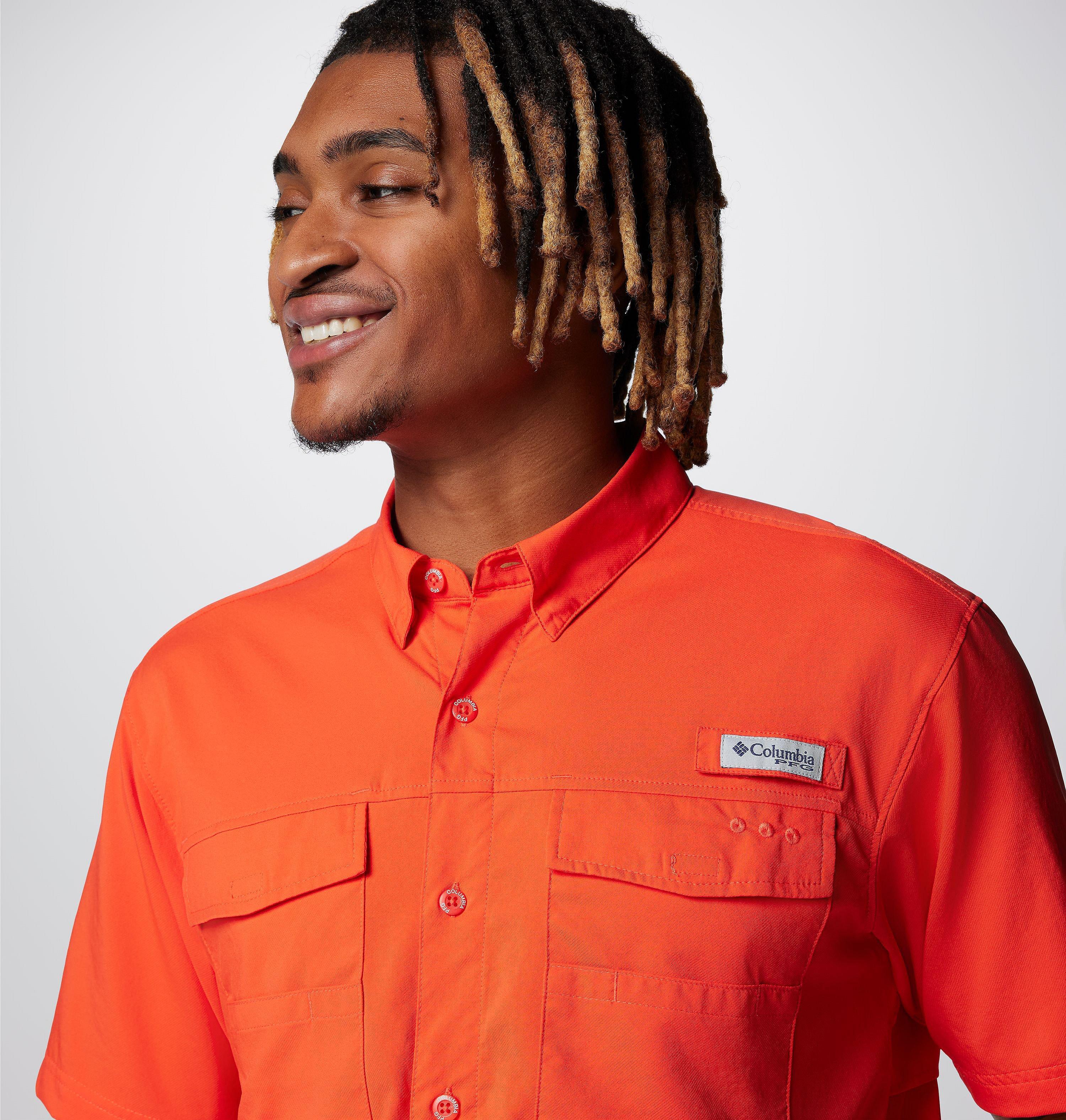 Men's PFG Blood and Guts IV Woven Short Sleeve Shirt 5
