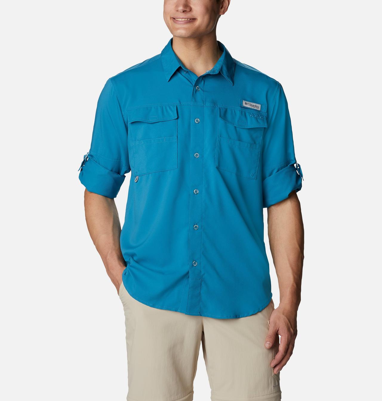 Men's PFG Blood and Guts™ IV Woven Long Sleeve Shirt 7