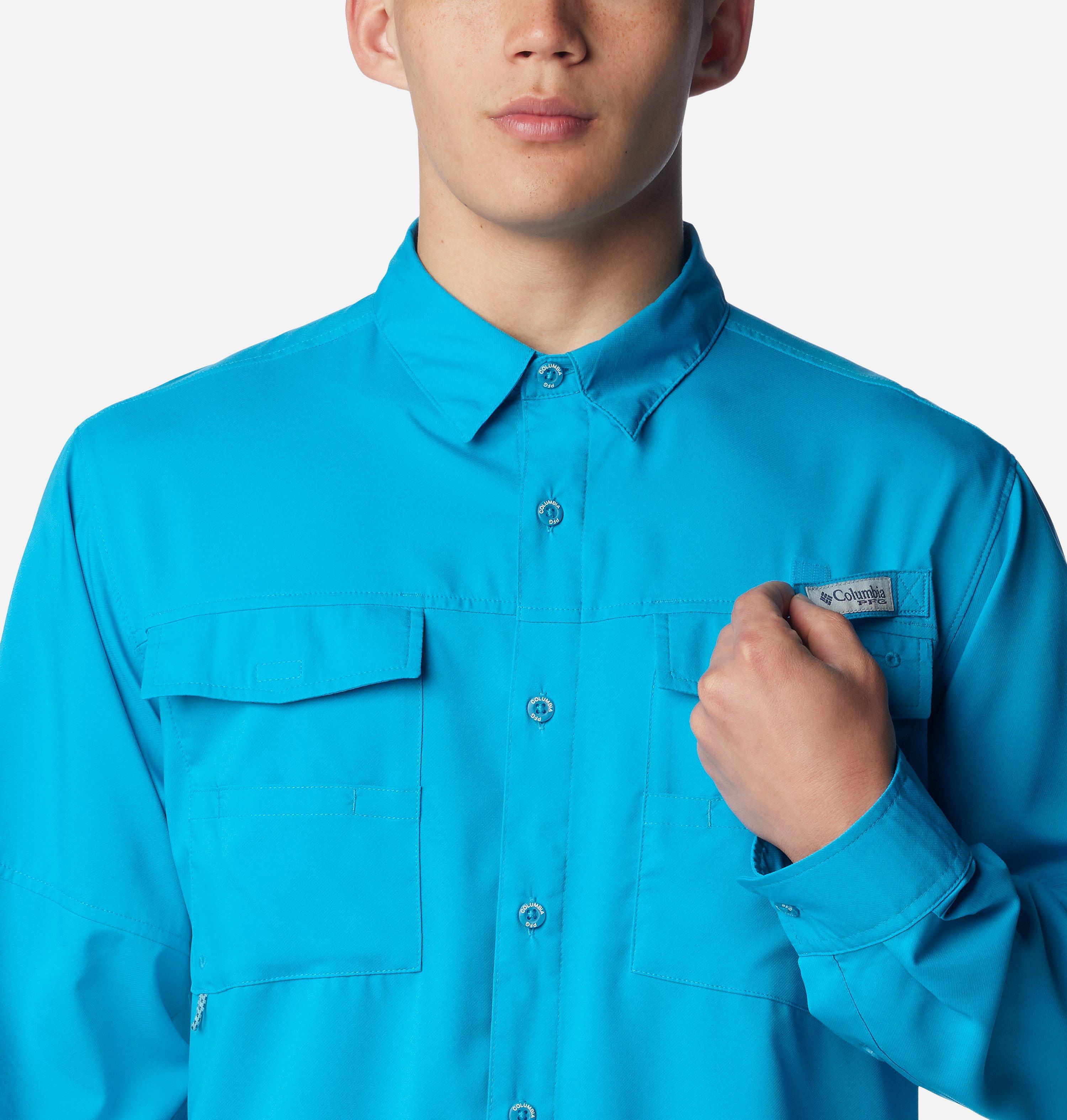 Men's PFG Blood and Guts IV Woven Long Sleeve Shirt 4