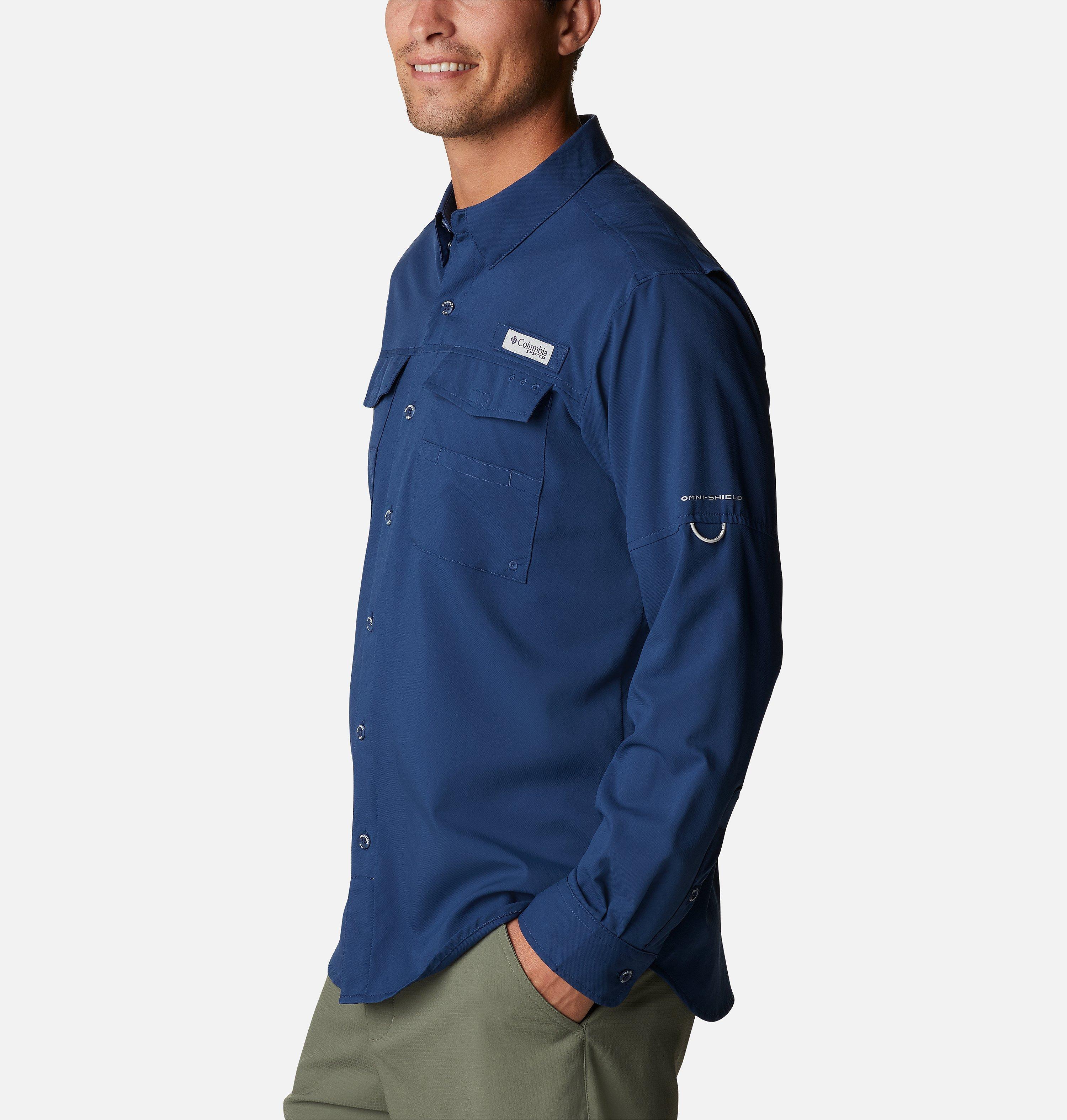 Men's PFG Blood and Guts IV Woven Long Sleeve Shirt 3
