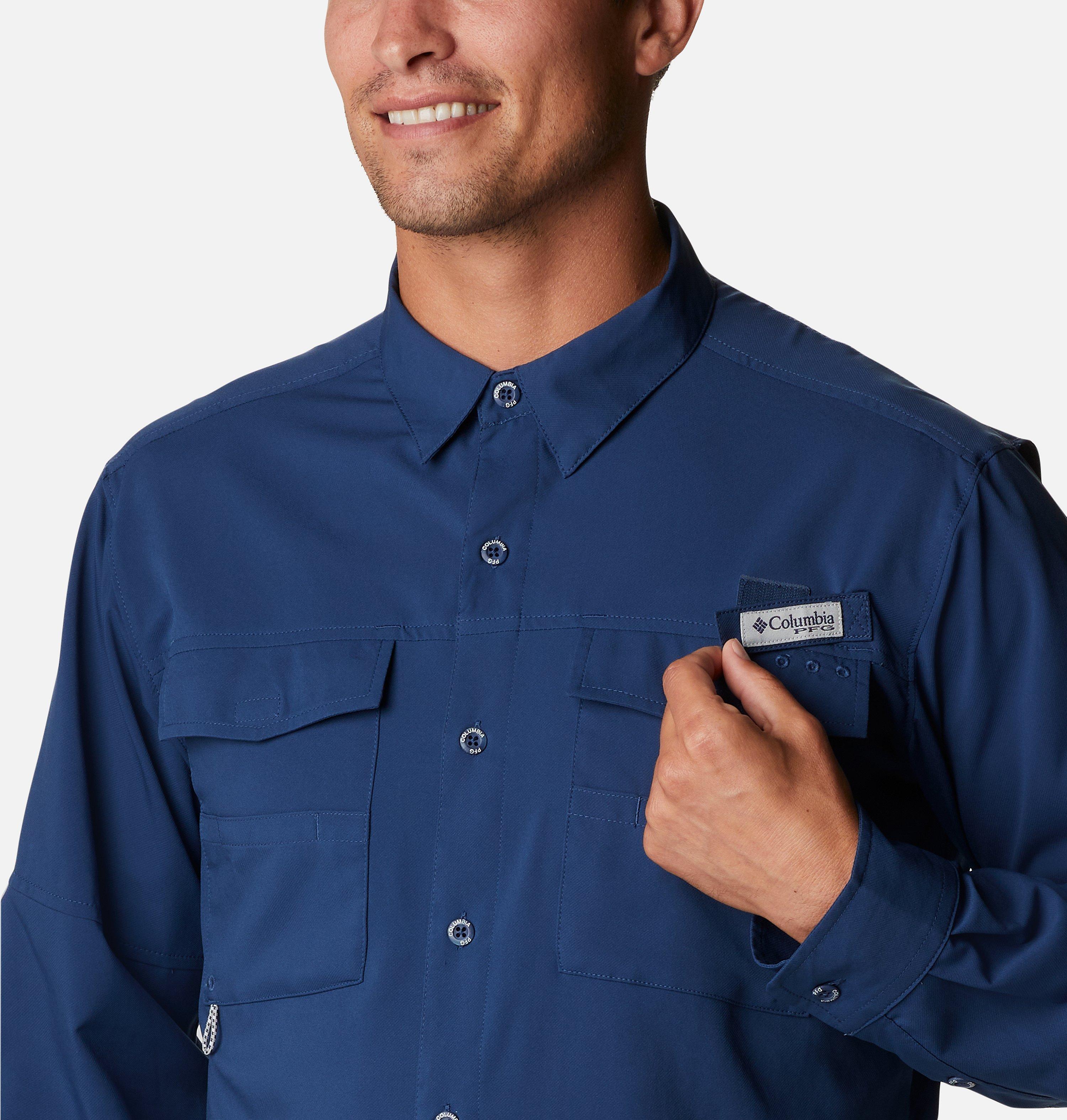Men's PFG Blood and Guts IV Woven Long Sleeve Shirt 4