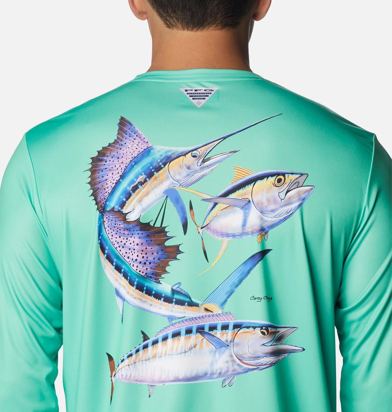 Men's PFG Terminal Tackle™ Carey Chen Long Sleeve Shirt 5