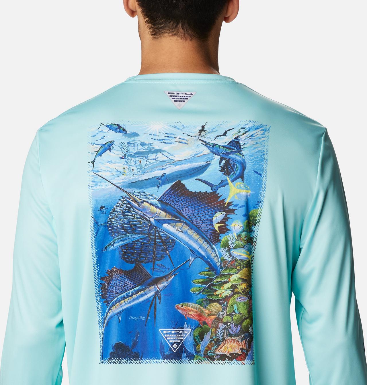 Men's PFG Terminal Tackle™ Carey Chen Long Sleeve Shirt 5