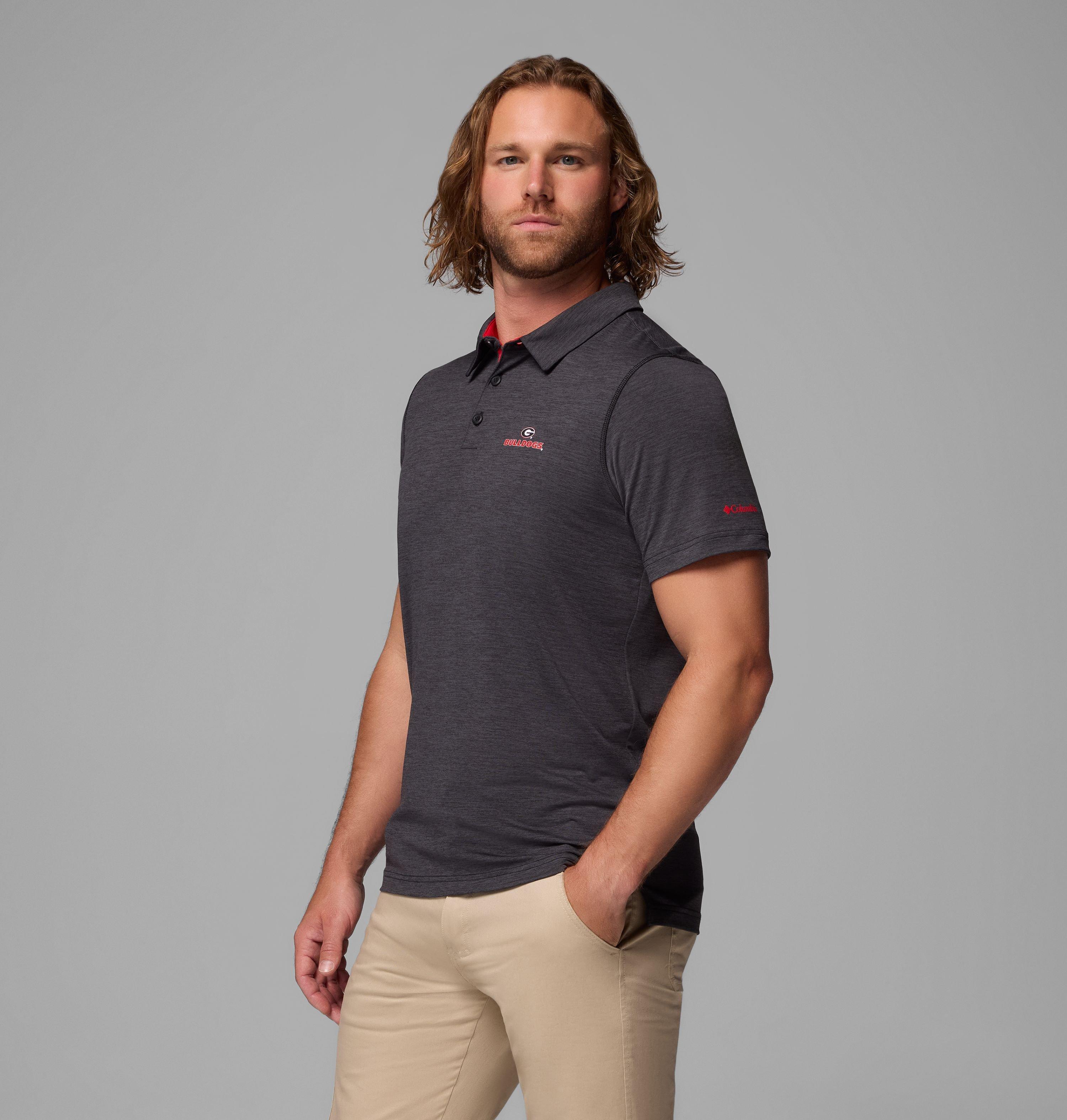 Men's Collegiate Tech Trail Polo - Georgia 4