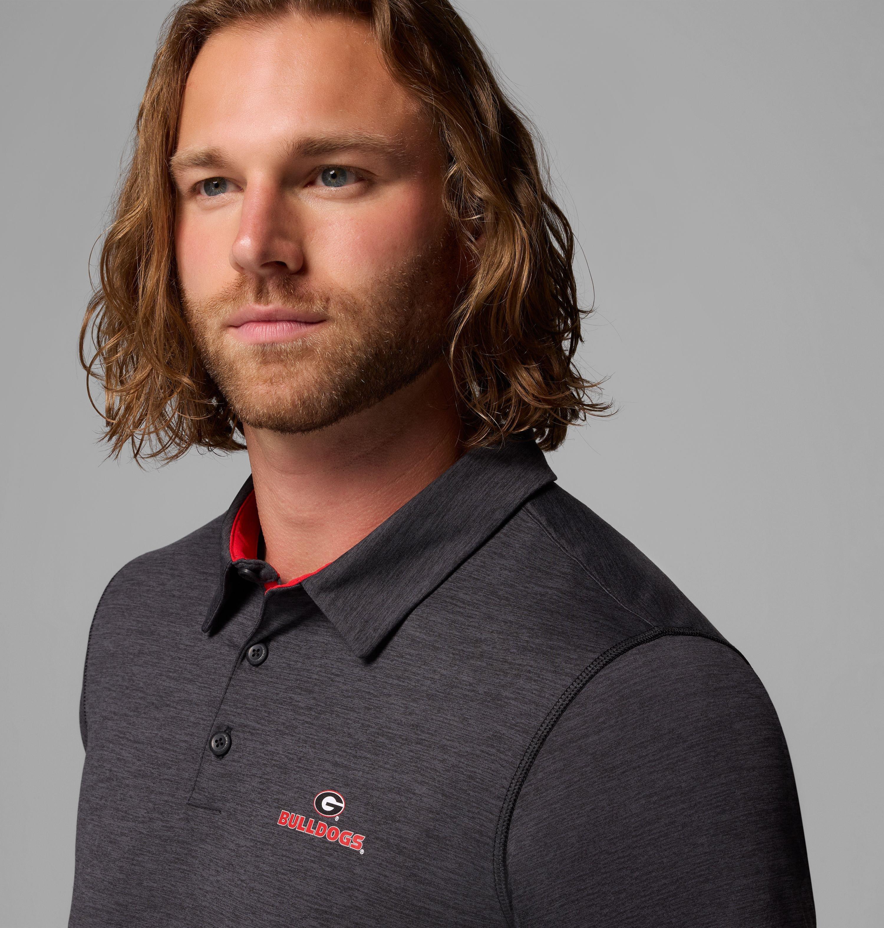 Men's Collegiate Tech Trail Polo - Georgia 5
