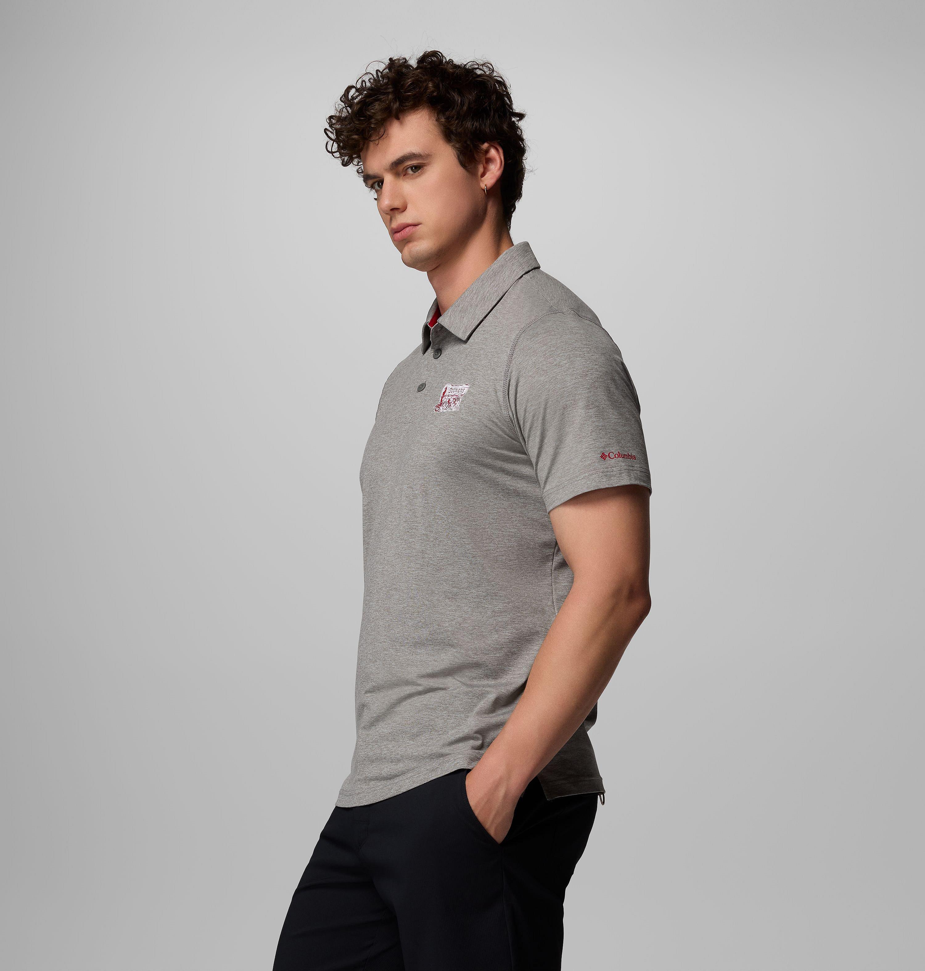 Men's Collegiate Tech Trail Polo - Oklahoma 4