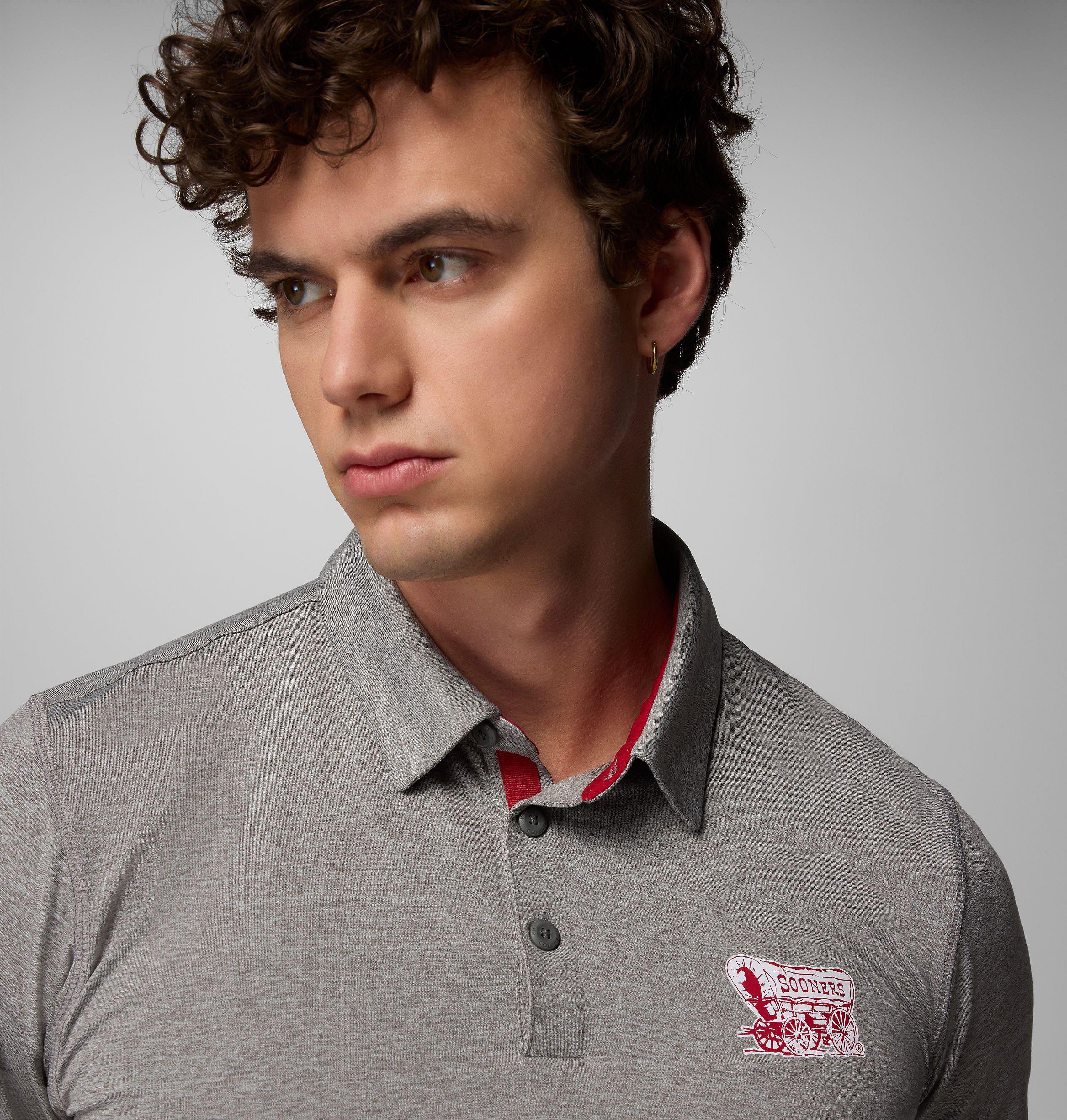 Men's Collegiate Tech Trail Polo - Oklahoma 5