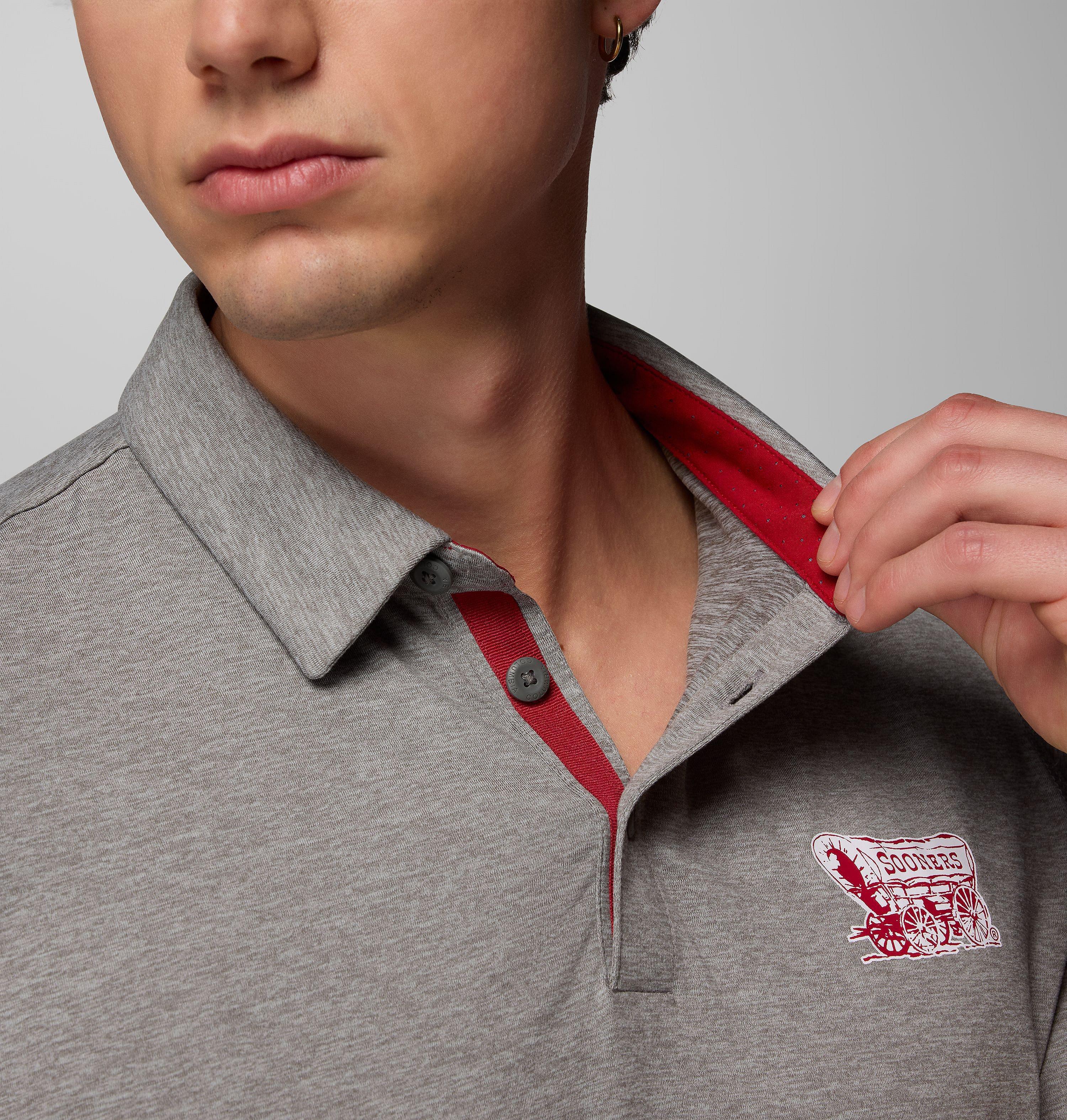 Men's Collegiate Tech Trail Polo - Oklahoma 6
