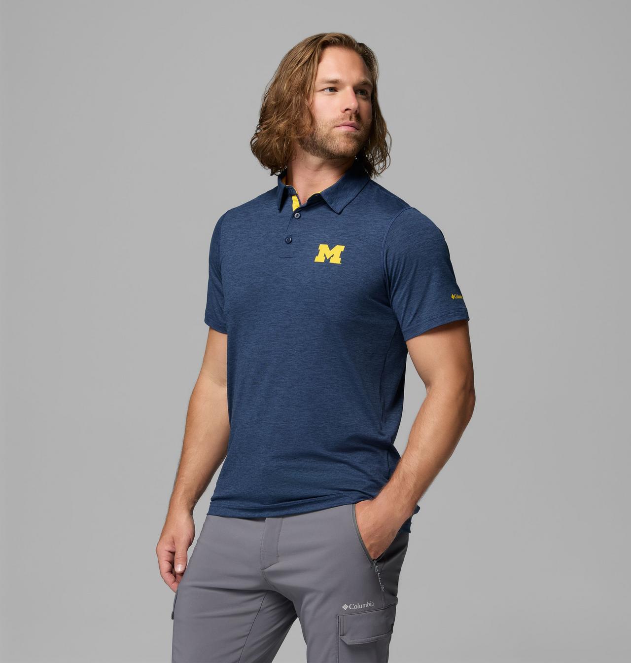 Men's Collegiate Tech Trail™ Polo - Michigan 4