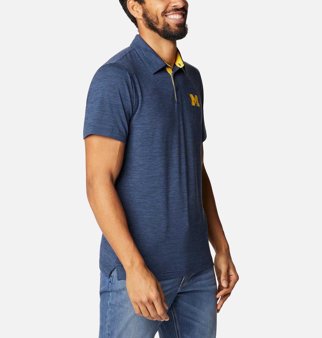 Men's Collegiate Tech Trail™ Polo - Michigan 5