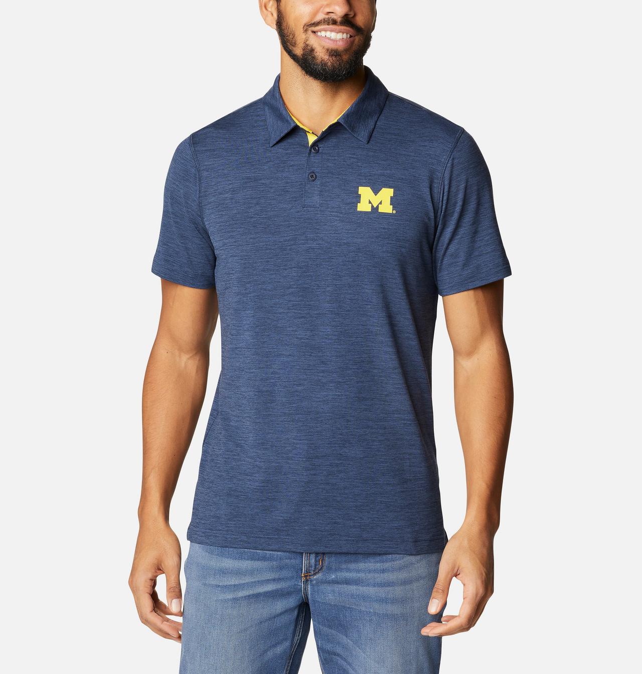 Men's Collegiate Tech Trail™ Polo - Michigan 1