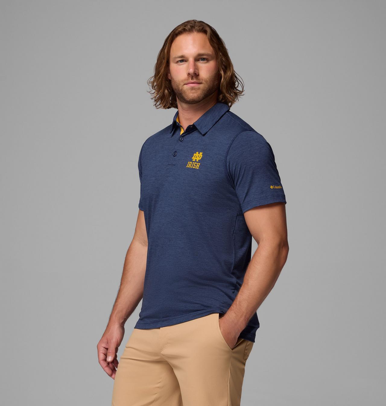 Men's Collegiate Tech Trail™ Polo - Notre Dame 4