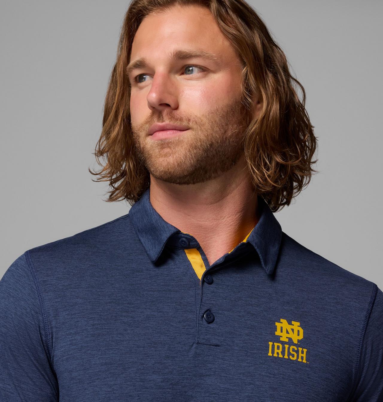 Men's Collegiate Tech Trail™ Polo - Notre Dame 5