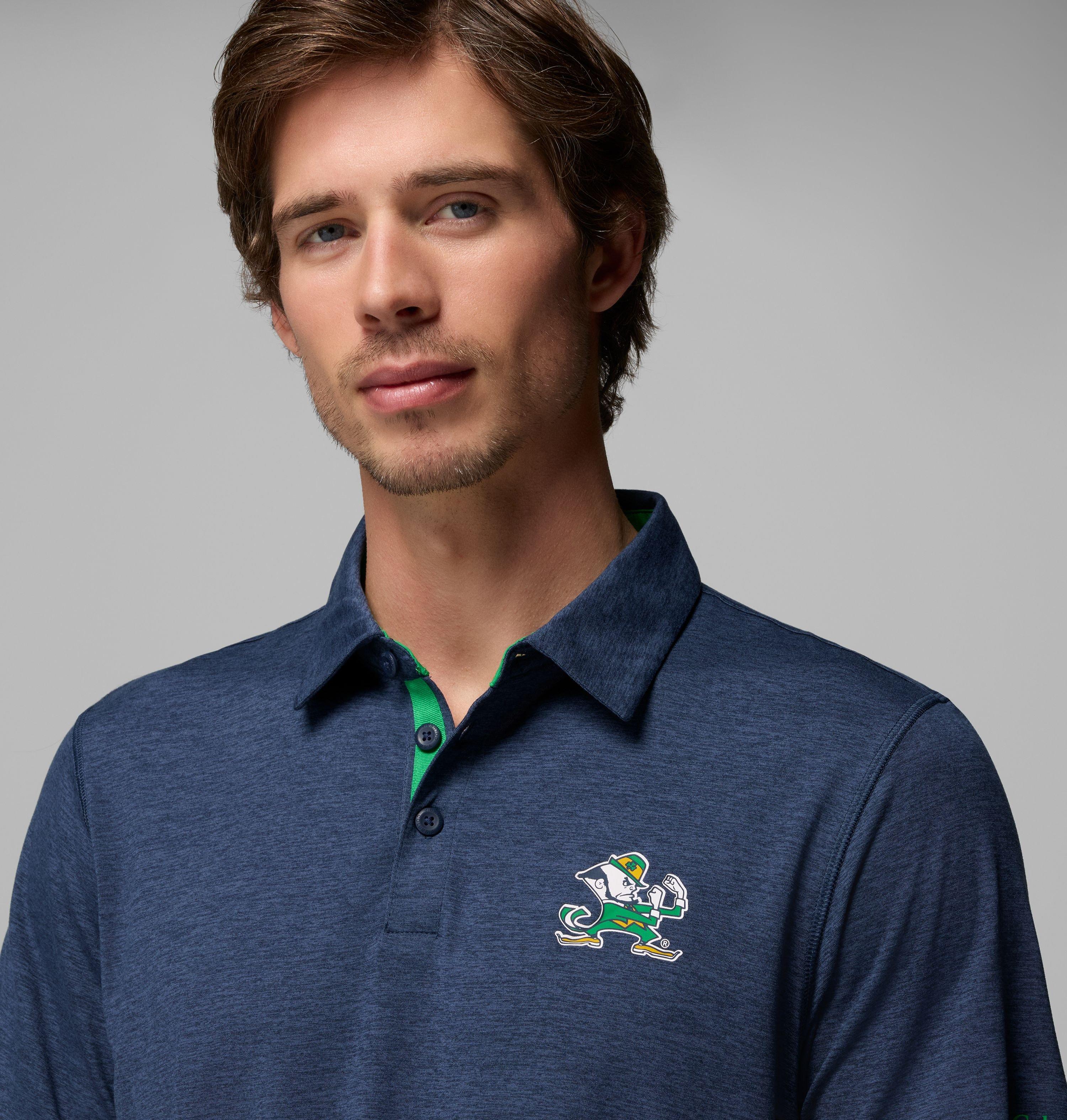 Men's Collegiate Tech Trail Polo - Notre Dame 5