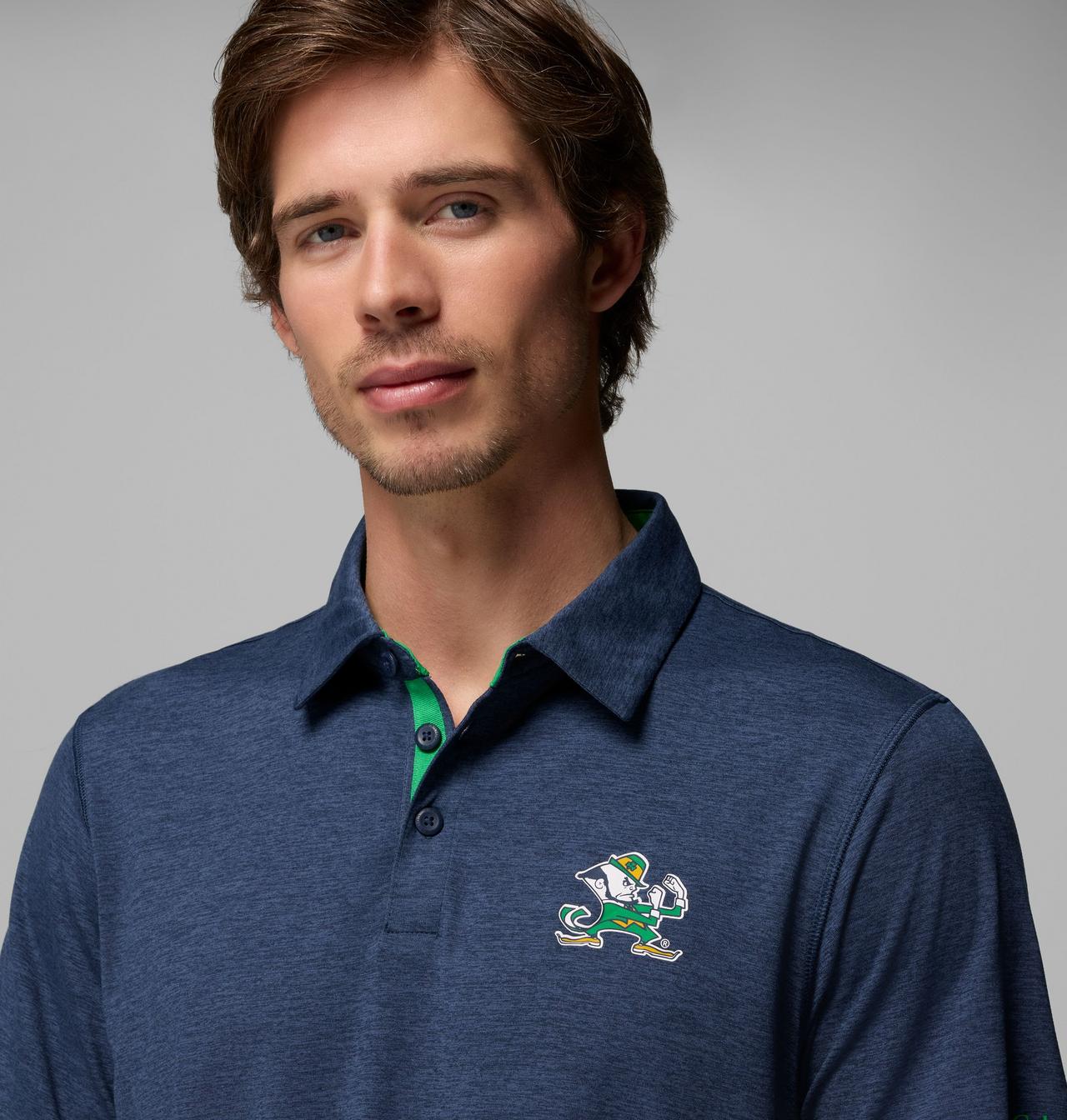 Men's Collegiate Tech Trail Polo - Notre Dame 5