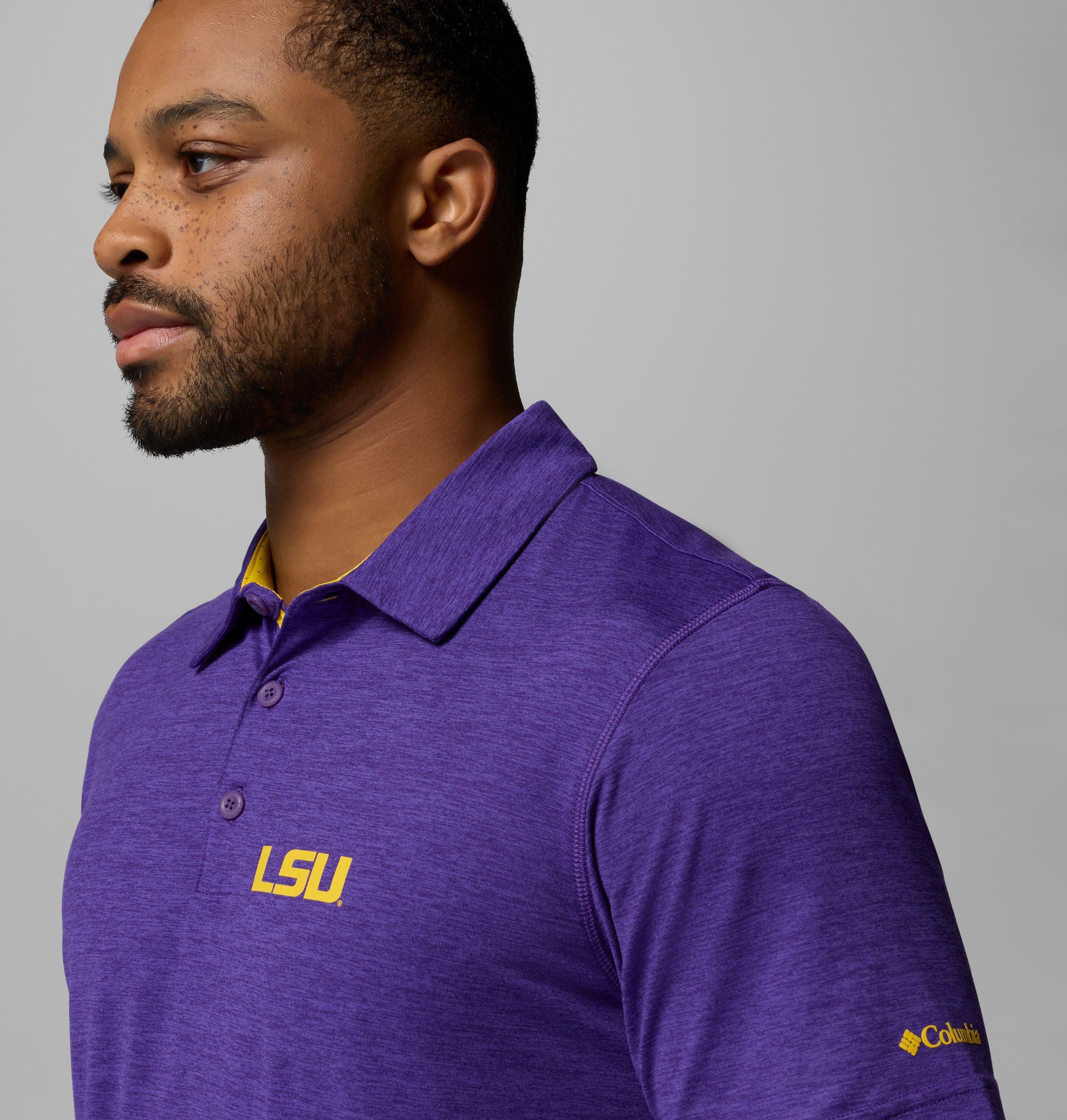 Men's Collegiate Tech Trail Polo - LSU 5