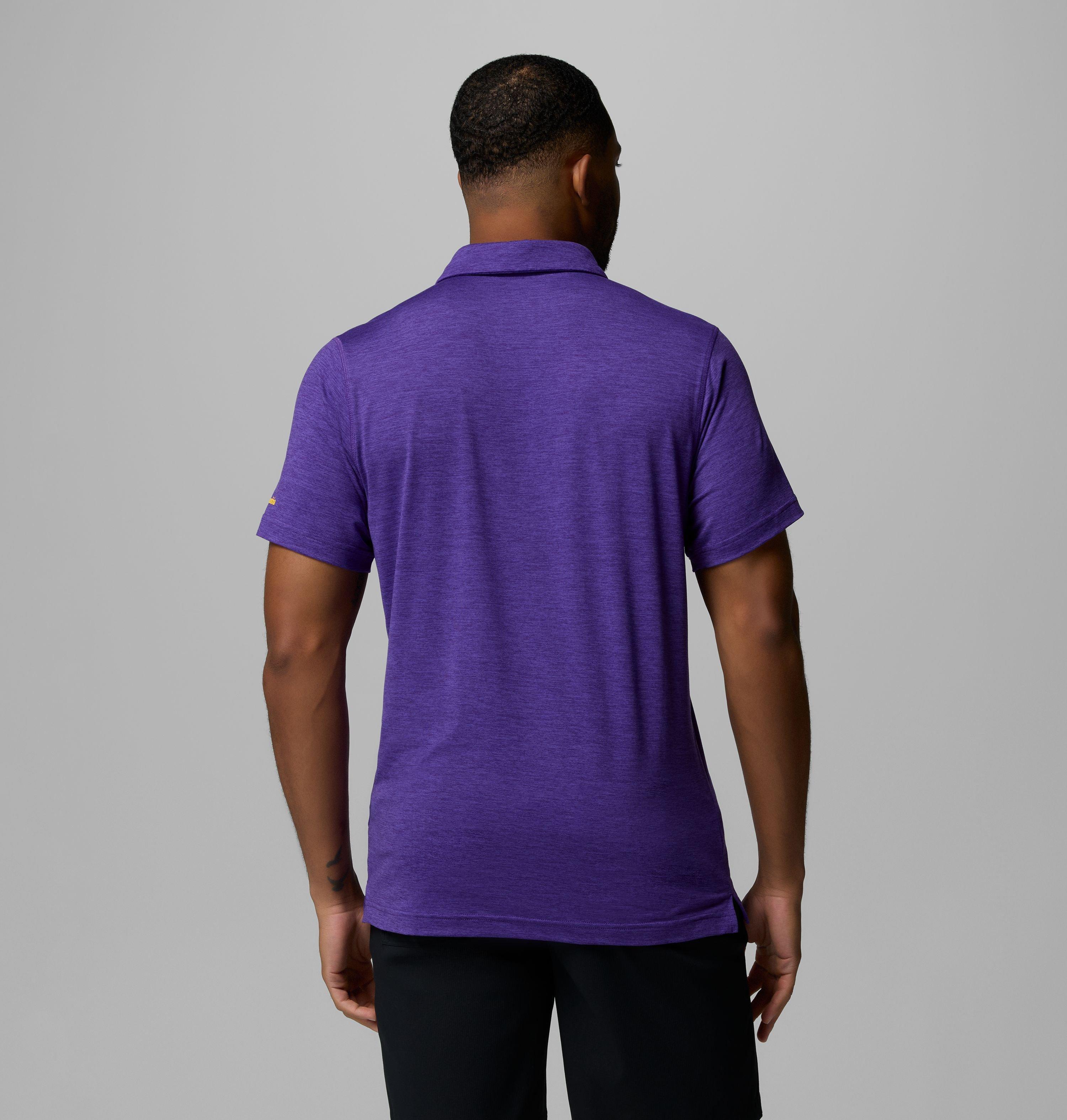 Men's Collegiate Tech Trail Polo - LSU 3