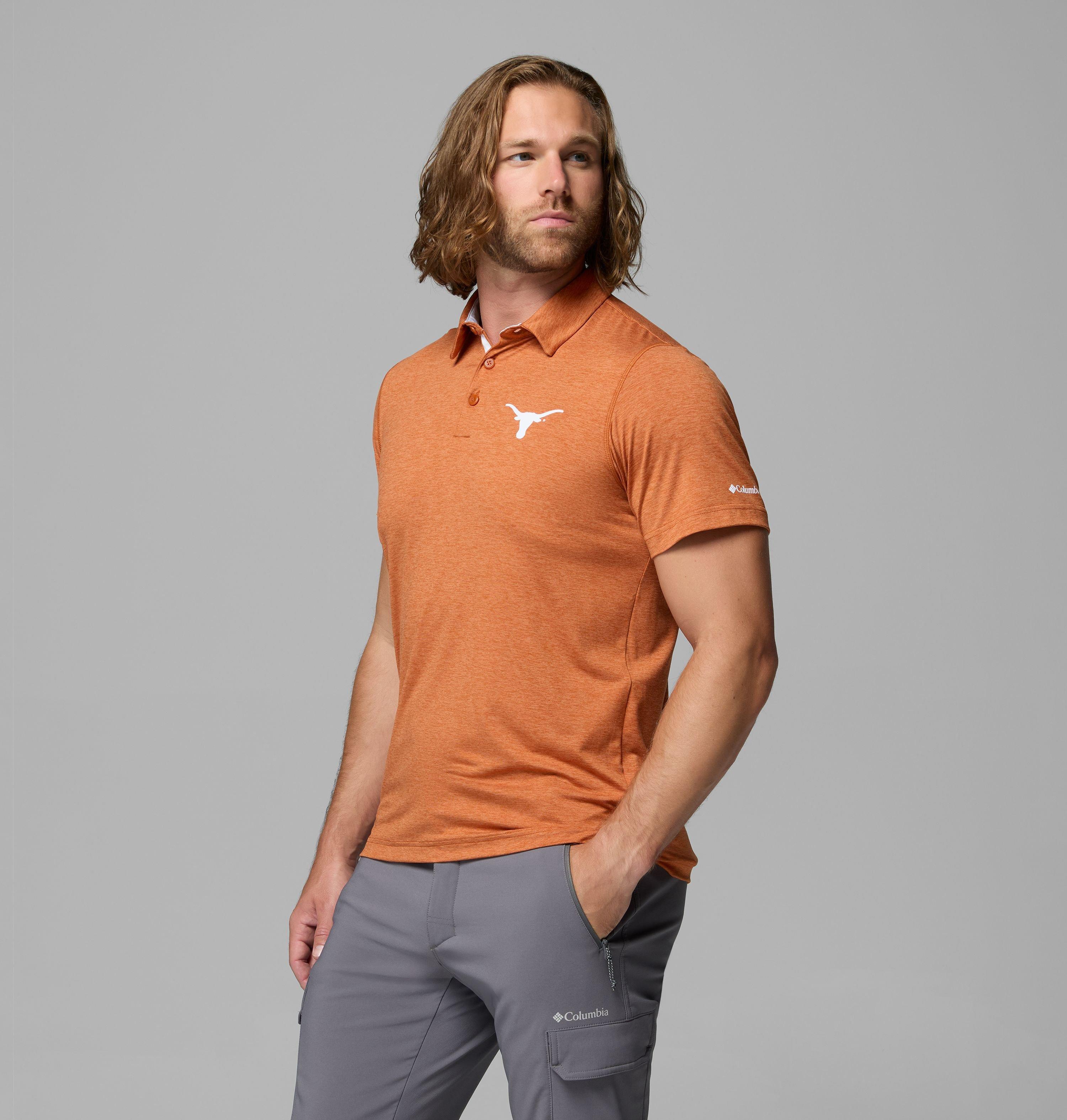 Men's Collegiate Tech Trail Polo - Texas 4