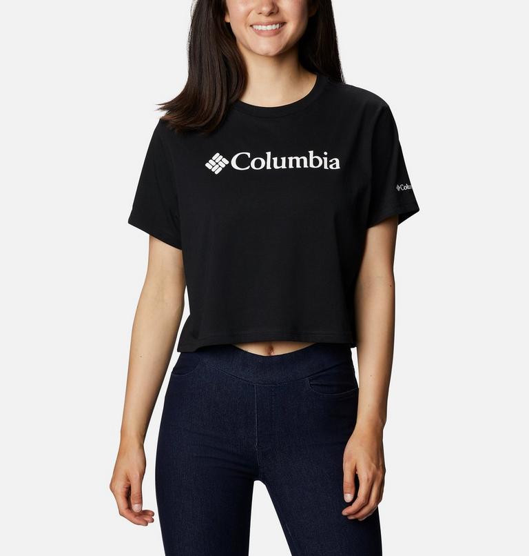 North Cascades Cropped Tee, Color: Black, image 1