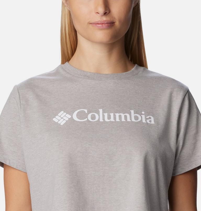 North Cascades Cropped Tee, Color: Columbia Grey Heather, image 4