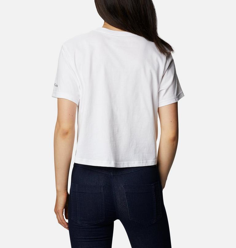 Women’s North Cascades Graphic Cropped T-Shirt, Color: White, image 2