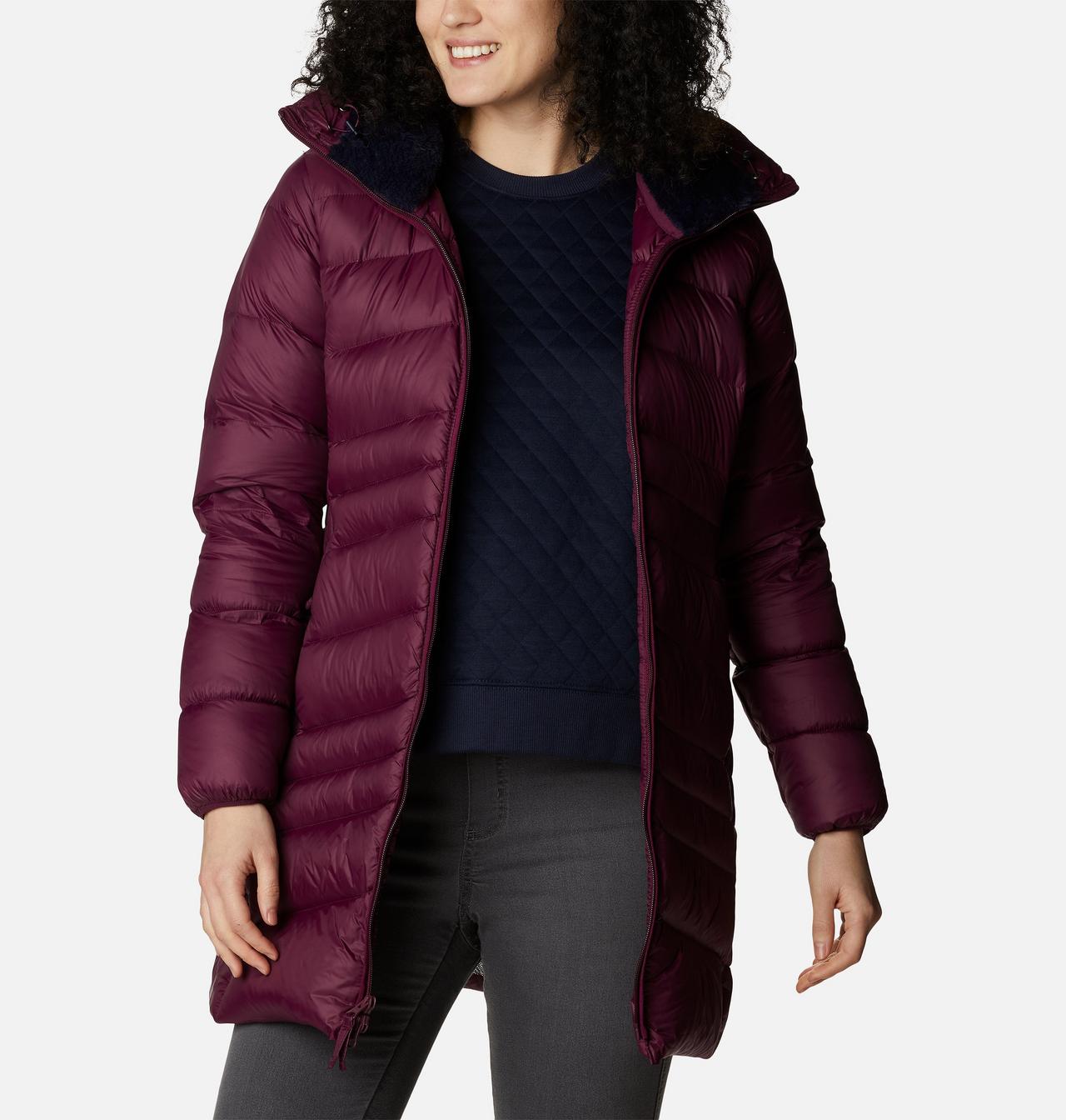 Women's Autumn Park™ Down Hooded Mid Jacket 7