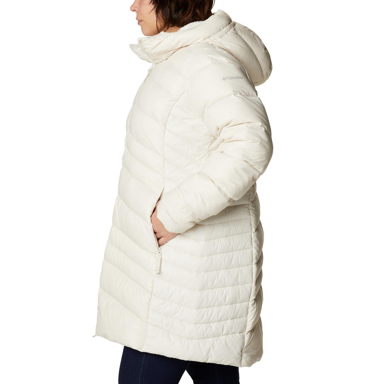 Women's Autumn Park™ Down Hooded Mid Jacket - Plus Size 3