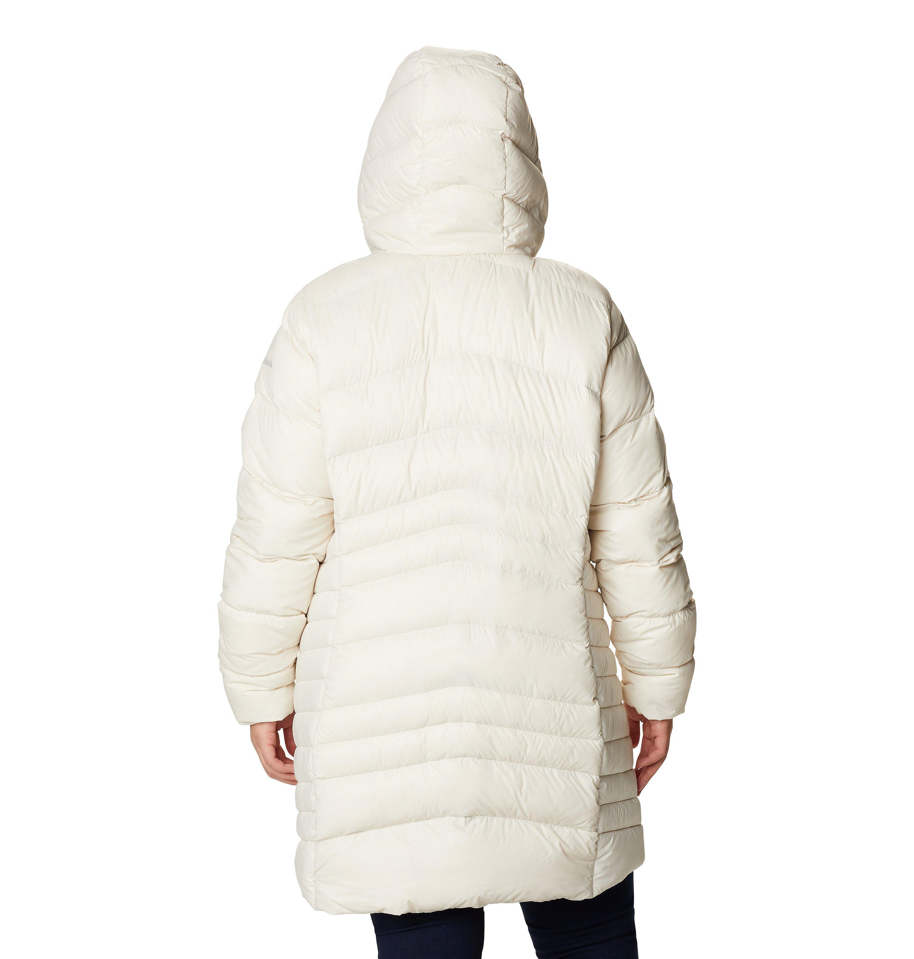 Women's Autumn Park Down Hooded Mid Jacket - Plus Size 2