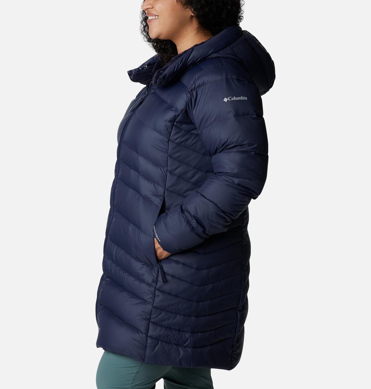 Women's Autumn Park™ Down Hooded Mid Jacket - Plus Size 3