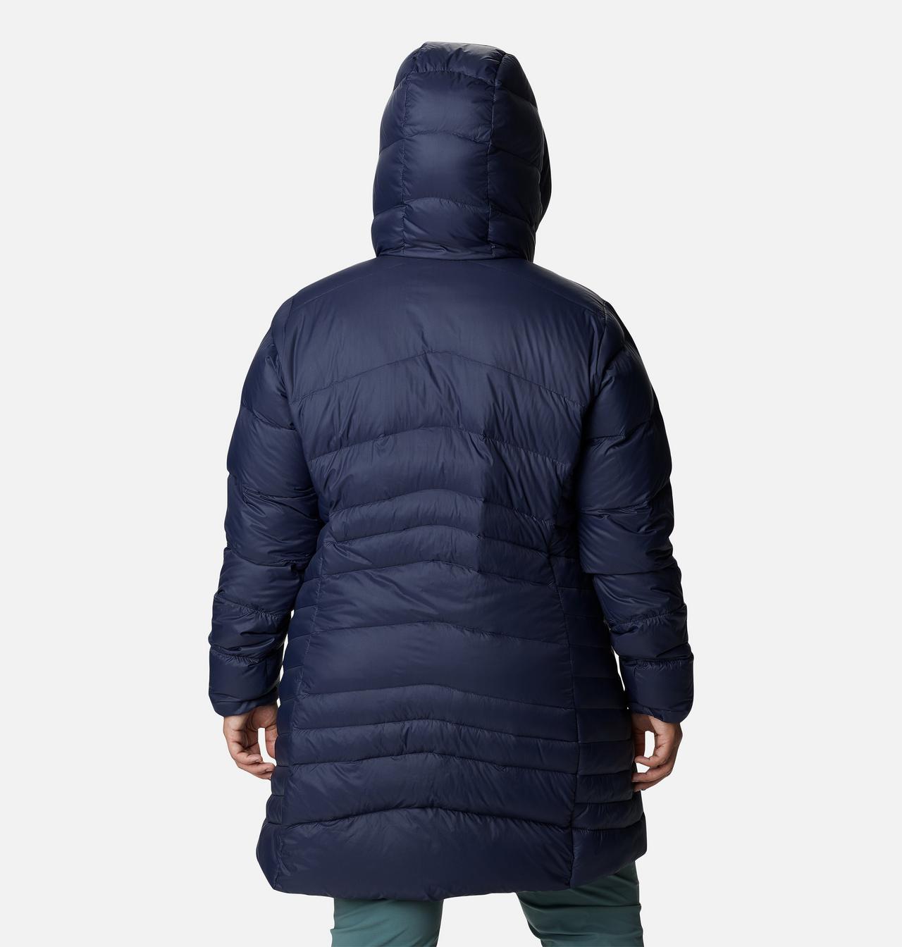 Women's Autumn Park™ Down Hooded Mid Jacket - Plus Size 2