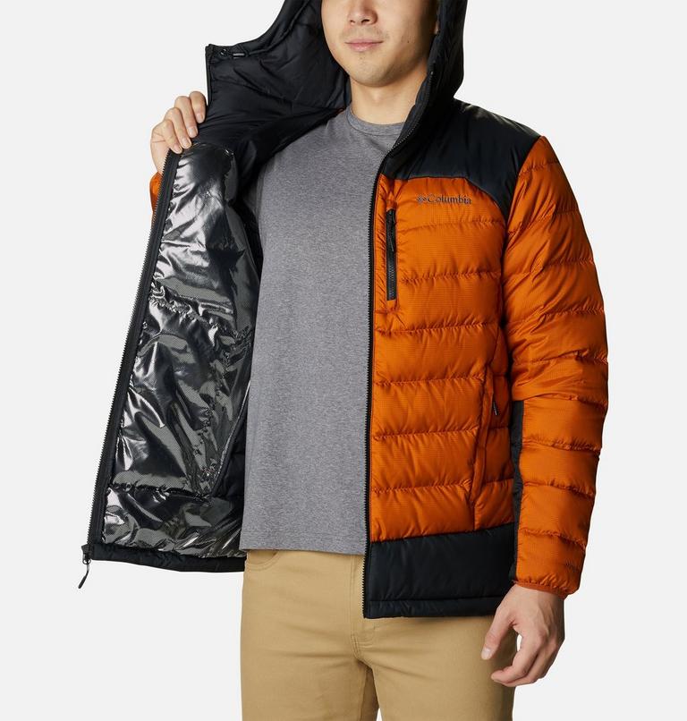 Autumn Park Down Hooded Jacket | 858 | L, Color: Warm Copper, Black, image 5