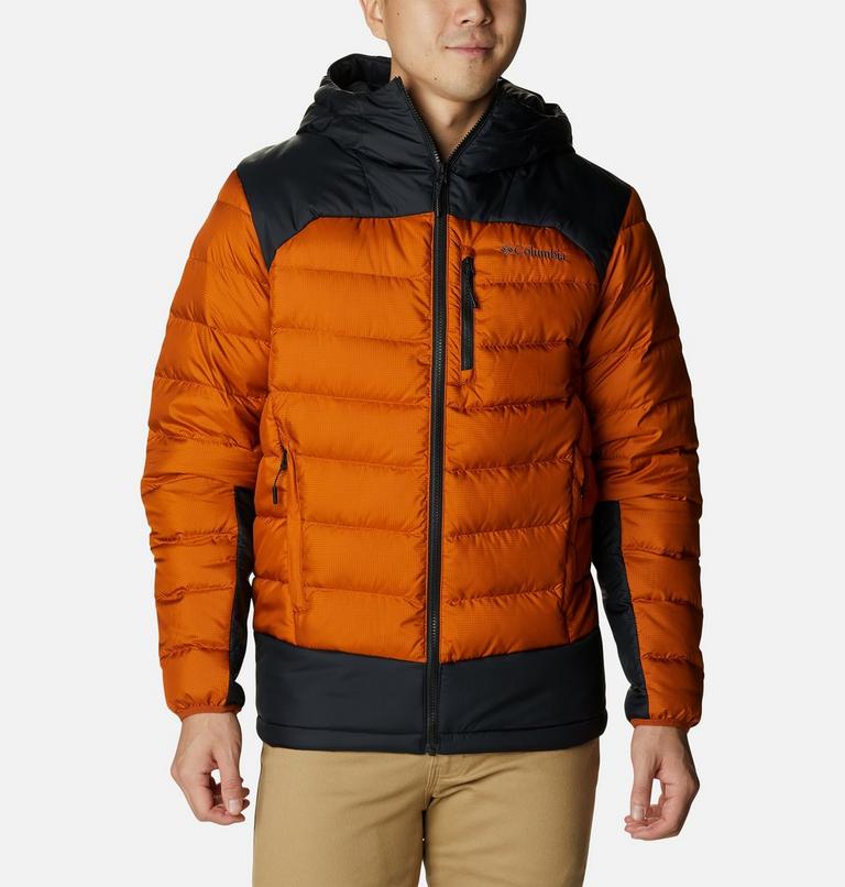 Autumn Park Down Hooded Jacket | 858 | L, Color: Warm Copper, Black, image 1