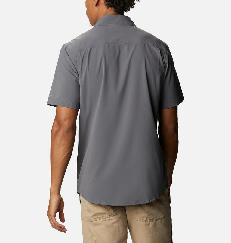 Men's Triple Canyon II Solid Short Sleeve Shirt, Color: City Grey, image 2