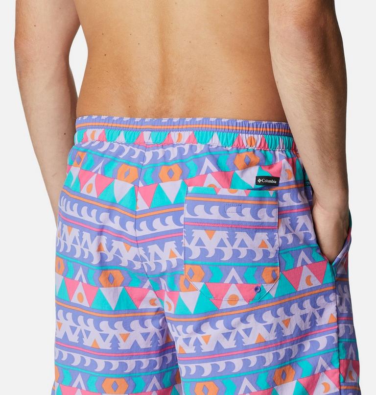 Men's Summerdry Boardshorts, Color: Purple Lotus Camp Blanket, image 5