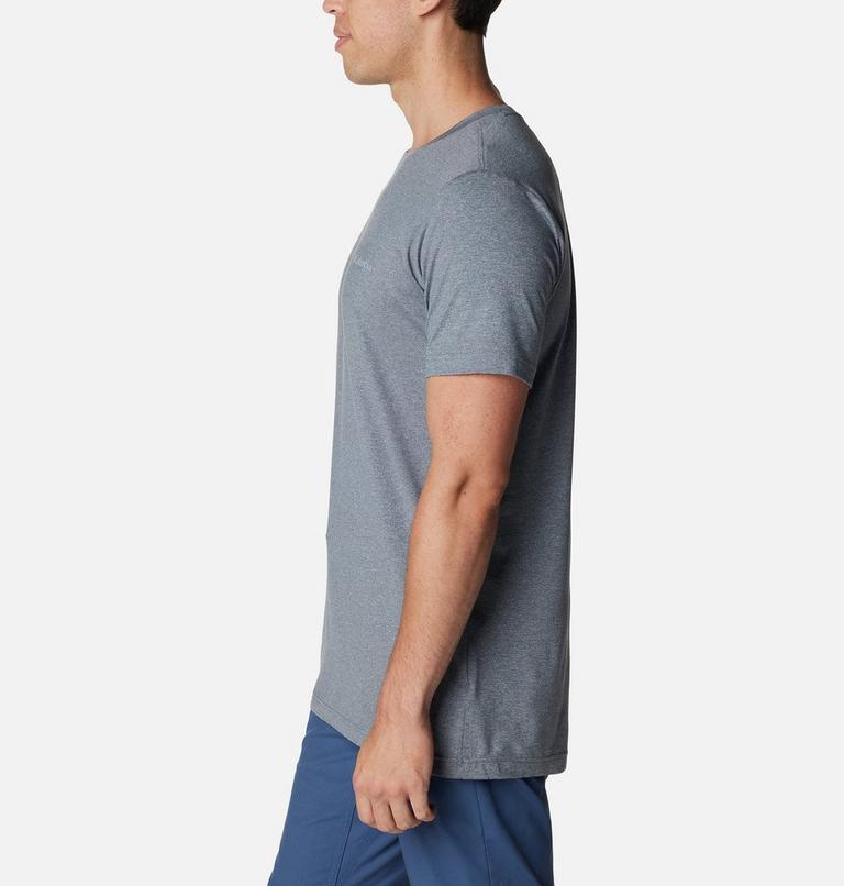 Men's Tech Trail Graphic T-Shirt, Color: City Grey Heather, image 3