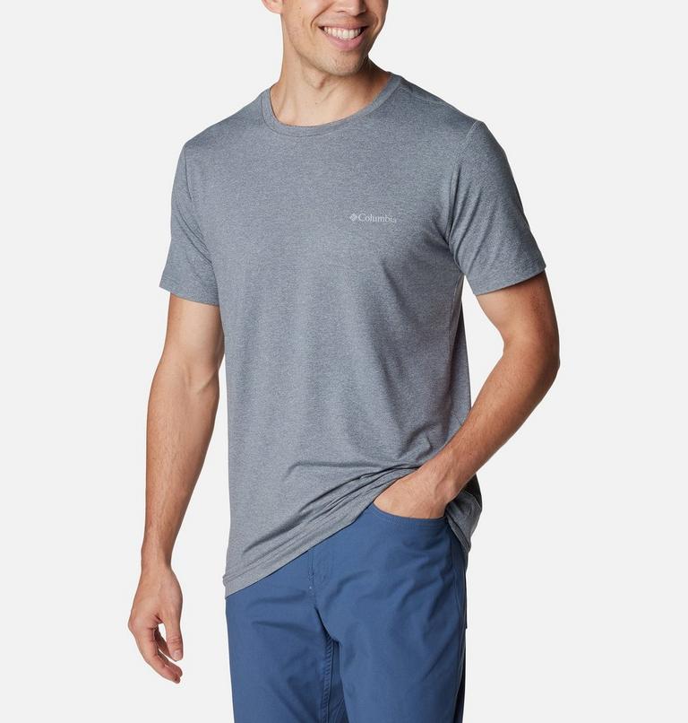 Men's Tech Trail Graphic T-Shirt, Color: City Grey Heather, image 5