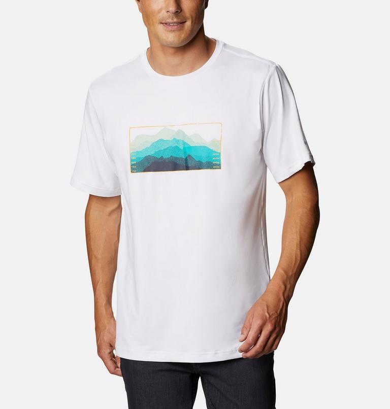 Tech Trail Graphic Tee, Color: White Elevated Fill, image 1