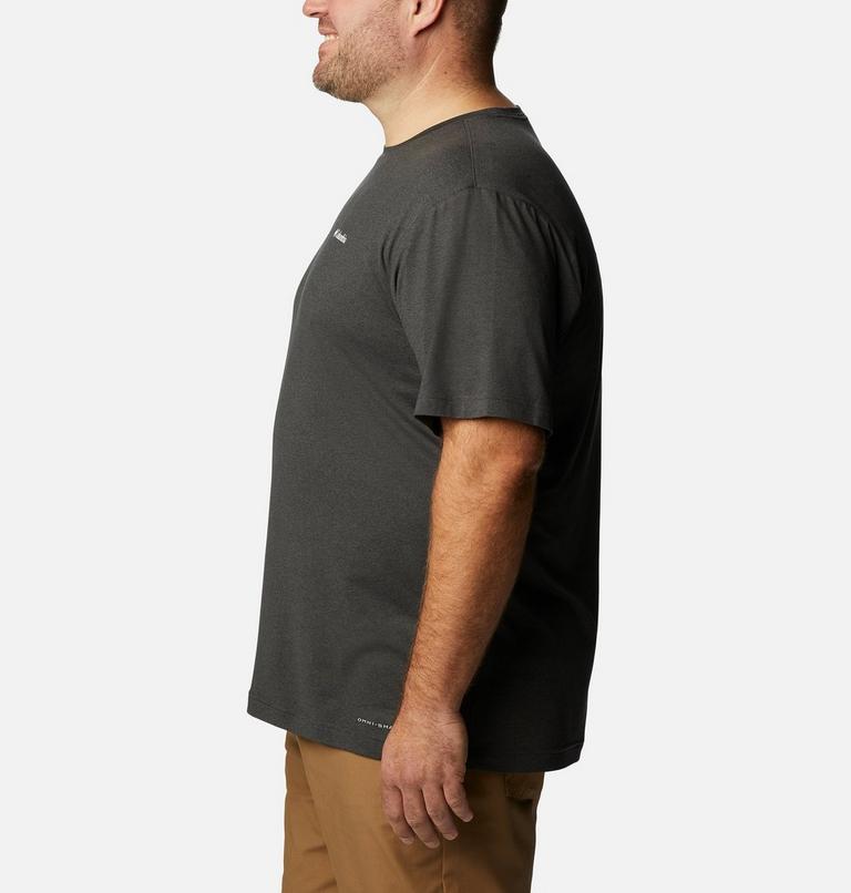 Tech Trail Graphic Tee, Color: Black Hthr, Moonscape Graphic, image 3