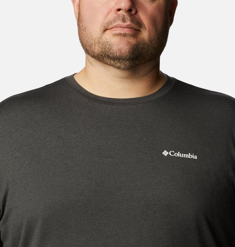 Tech Trail Graphic Tee, Color: Black Hthr, Moonscape Graphic, image 4