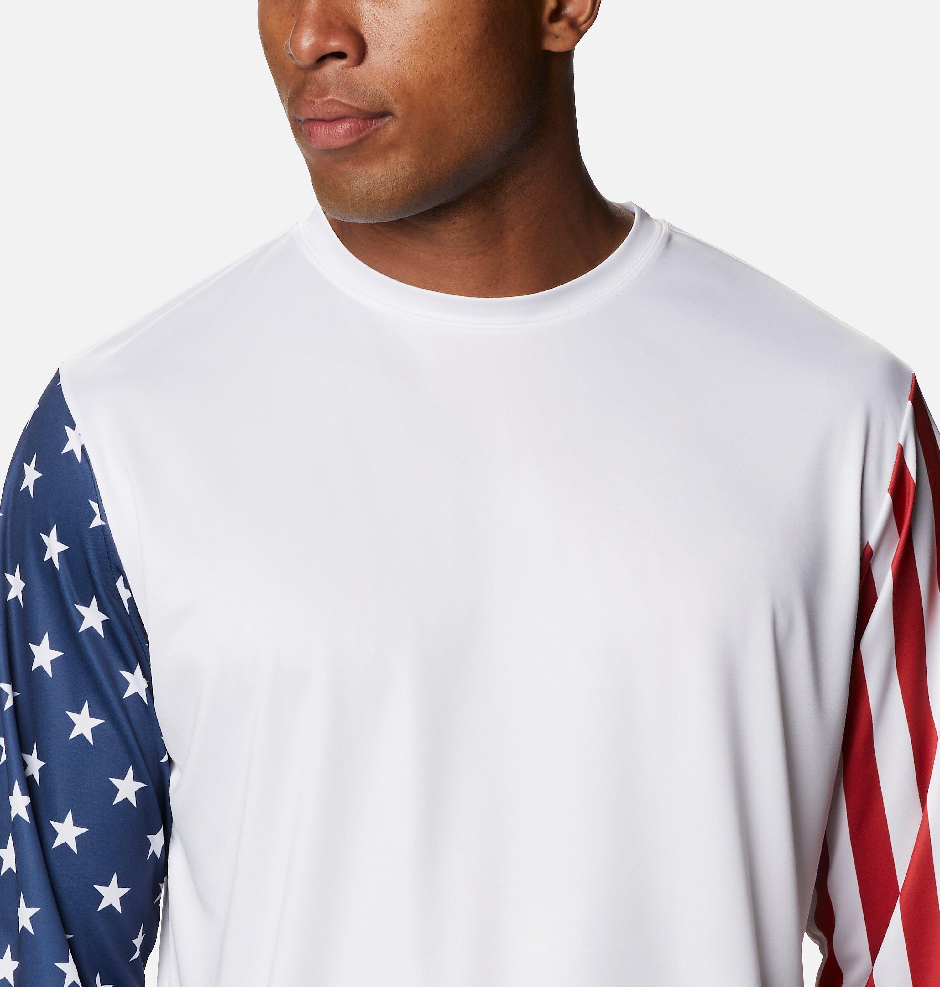 Men's PFG Terminal Tackle Americana Long Sleeve Shirt 4