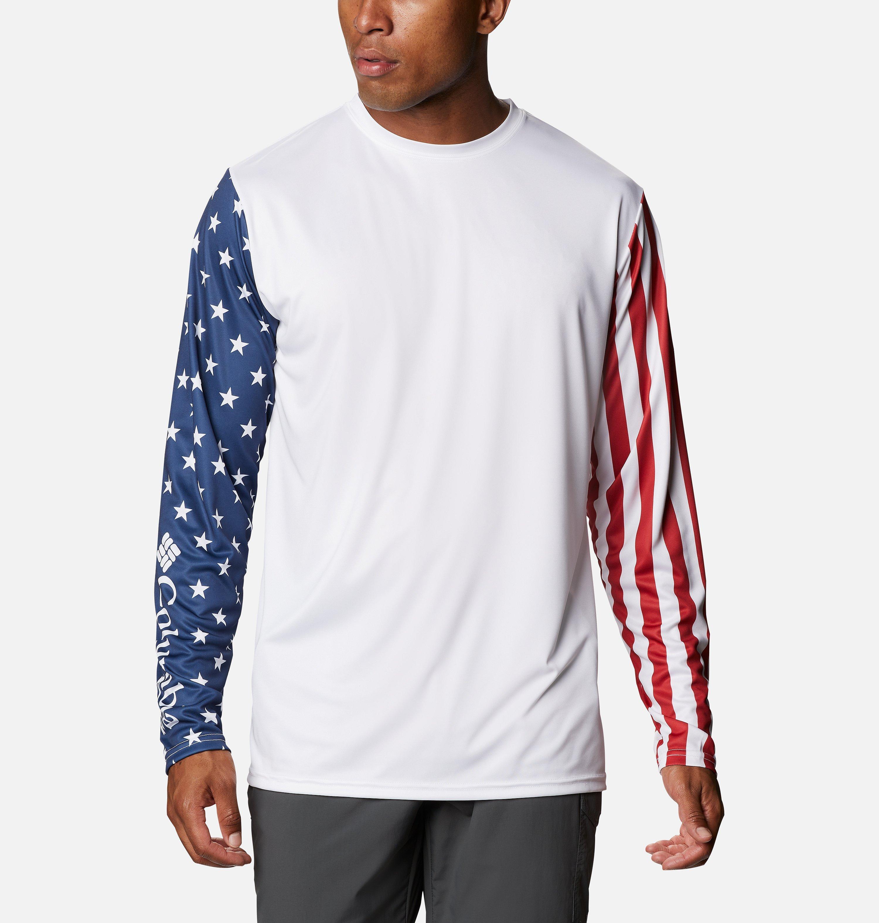 Men's PFG Terminal Tackle Americana Long Sleeve Shirt 1
