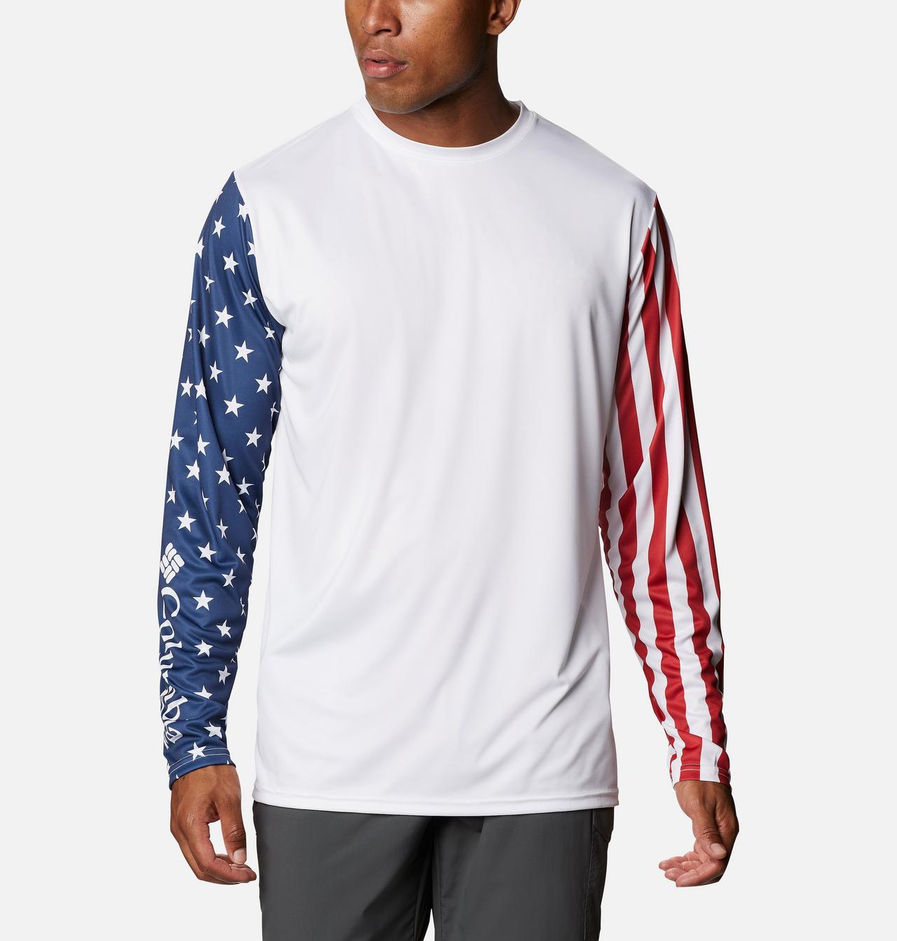 Men's PFG Terminal Tackle™ Americana Long Sleeve Shirt 1