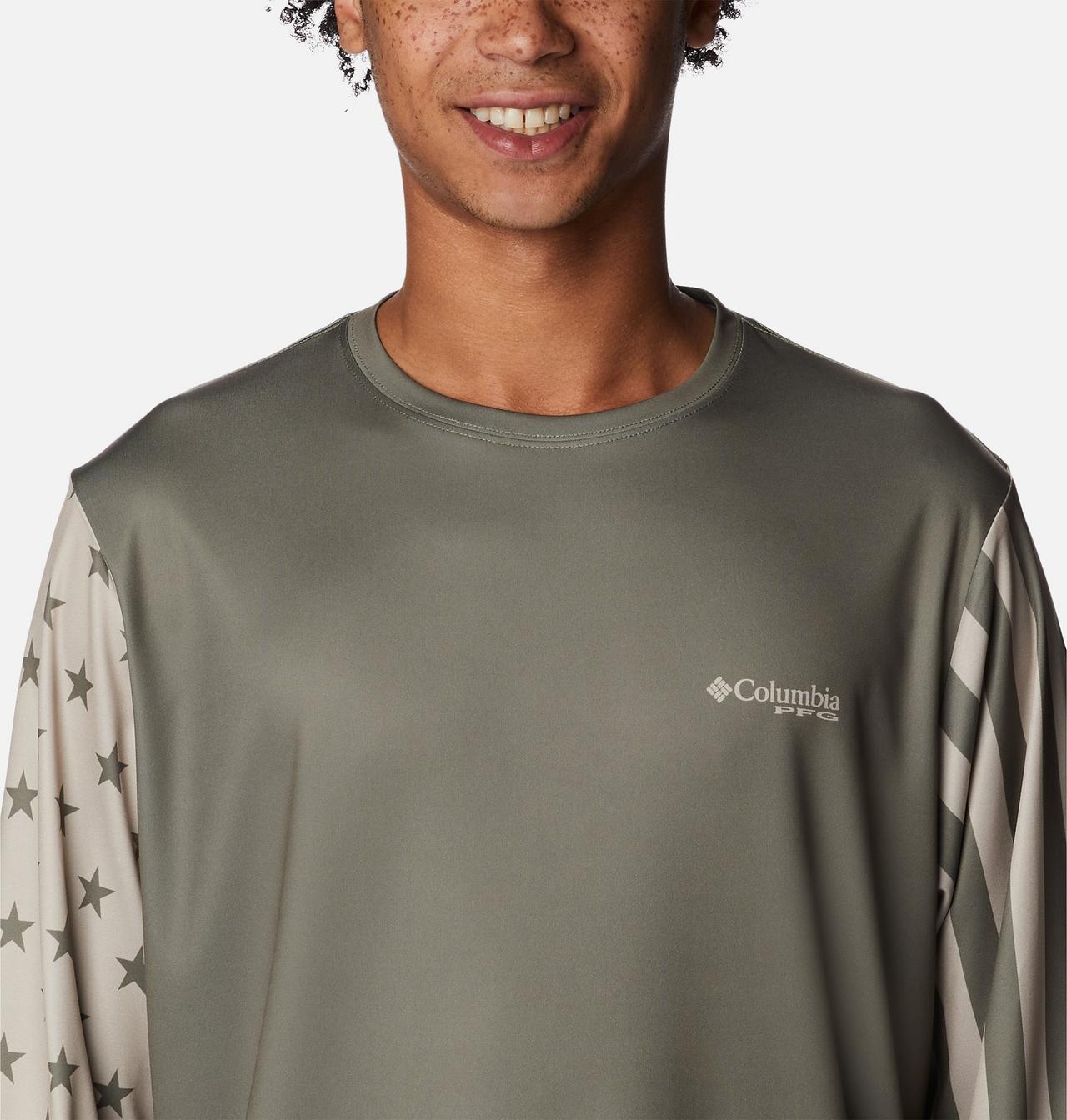 Men's PFG Terminal Tackle™ Americana Long Sleeve Shirt 4