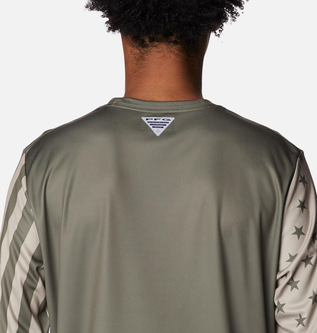 Men's PFG Terminal Tackle™ Americana Long Sleeve Shirt 5