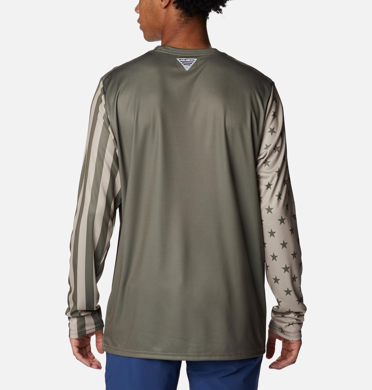 Men's PFG Terminal Tackle™ Americana Long Sleeve Shirt 2