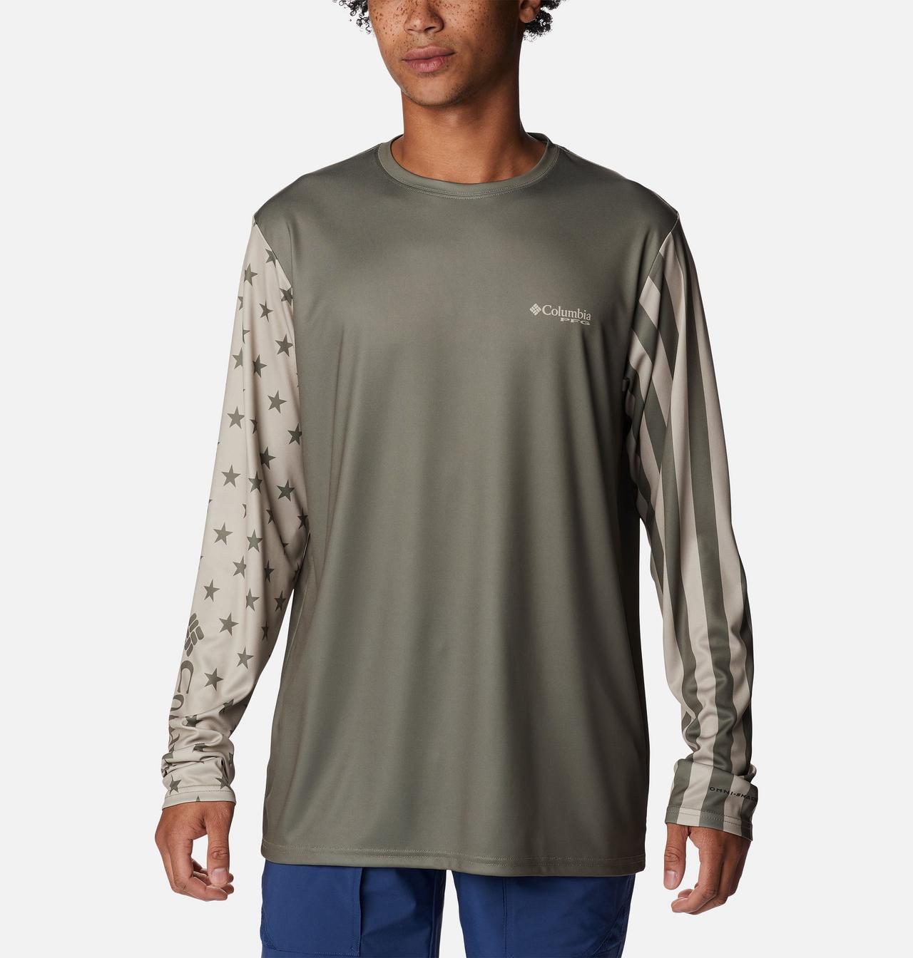 Men's PFG Terminal Tackle™ Americana Long Sleeve Shirt 1