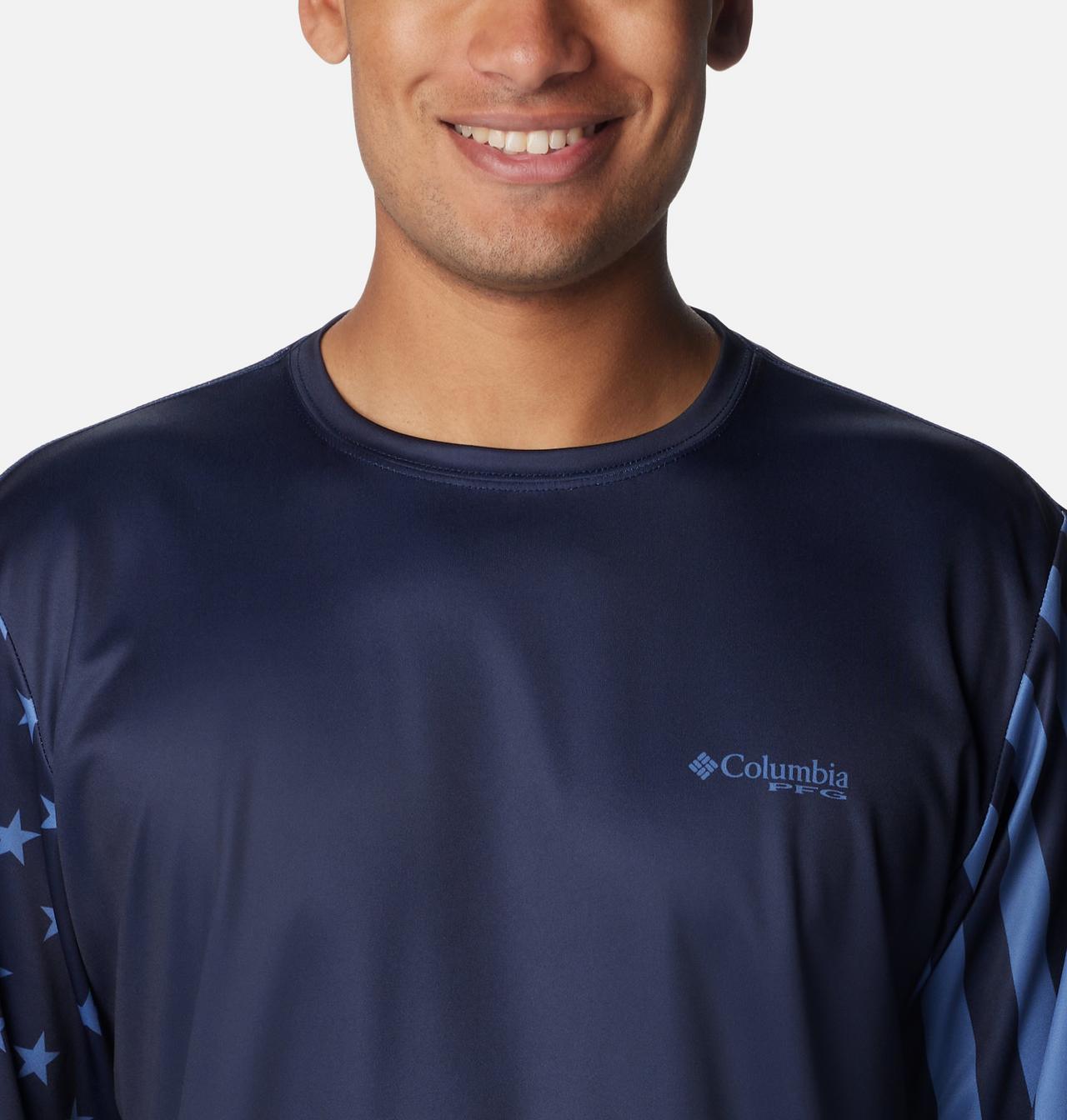 Men's PFG Terminal Tackle™ Americana Long Sleeve Shirt 4