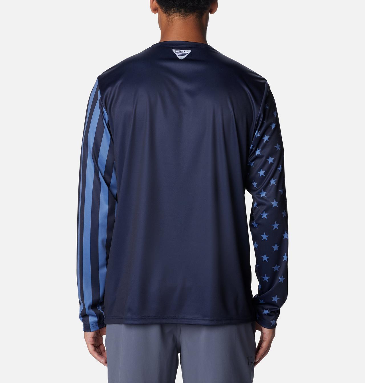 Men's PFG Terminal Tackle™ Americana Long Sleeve Shirt 2