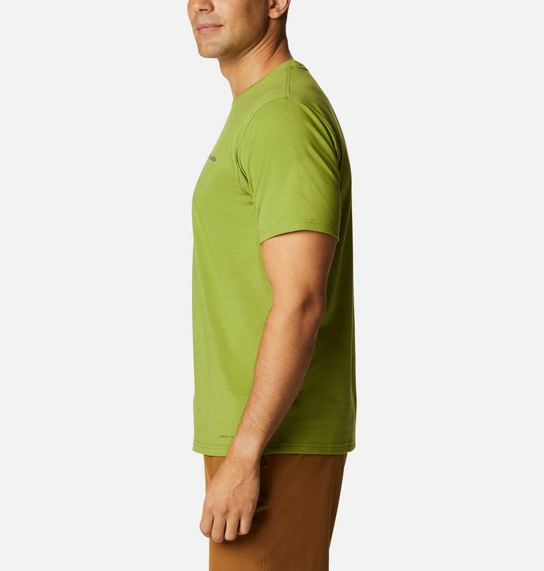 Men's Sun Trek Technical T-Shirt, Color: Matcha, image 3